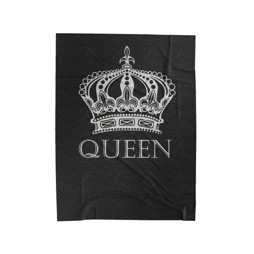 King Queen Couple 2 Velveteen Blanket
