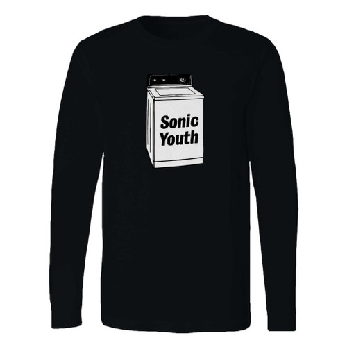 This classic fit sonic youth washing machine long sleeve shirt is casually elegant and very comfortable. With fine quality print to make one stand out, it's a perfect fit for every occasion.