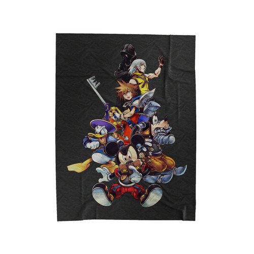 Kingdom Hearts All Character Velveteen Blanket