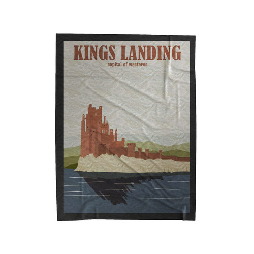 Kings Landing Game Of Thrones Velveteen Blanket