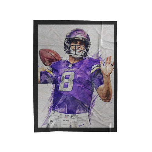 Kirk Cousins Minnesota Vikings Velveteen Blanket