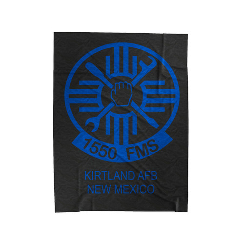 Kirtland Air Force Base 1550 Fms New Mexico Velveteen Blanket