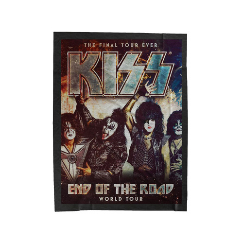 Kiss End Of The Road Tour Velveteen Blanket