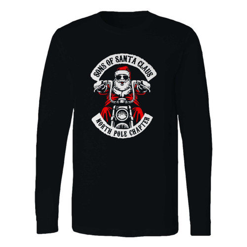 This classic fit son of santa motor club long sleeve shirt is casually elegant and very comfortable. With fine quality print to make one stand out, it's a perfect fit for every occasion.