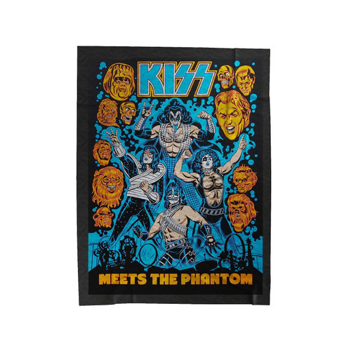 Kiss Meets The Phantom Velveteen Blanket