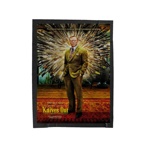Knives Out 2019 Daniel Craig Velveteen Blanket