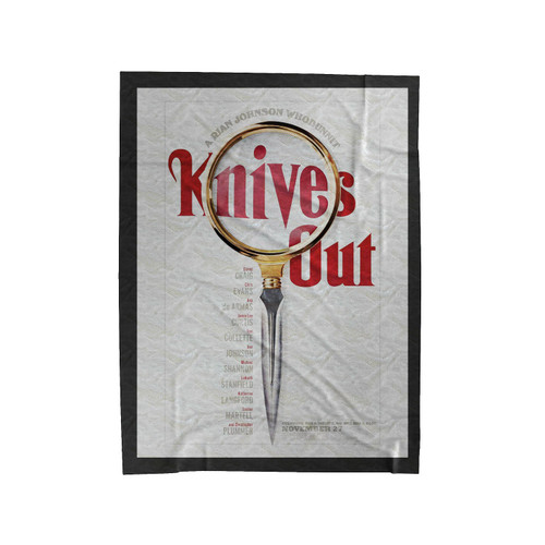 Knives Out Film Velveteen Blanket