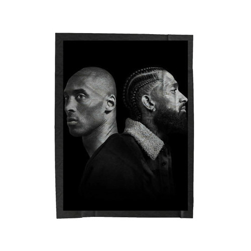 Kobe Bryant & Nipsey Hussle Velveteen Blanket