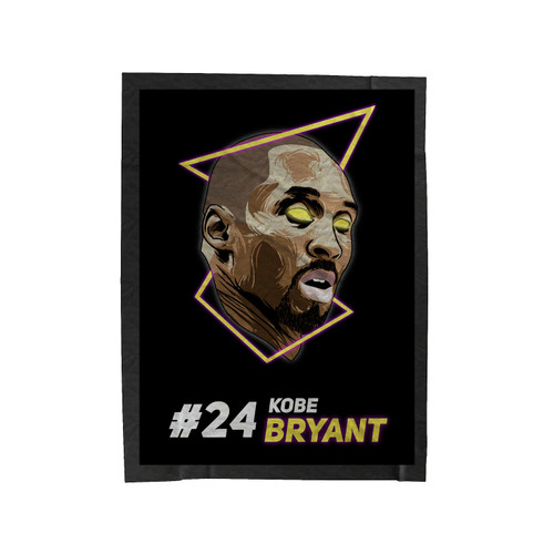 Kobe Bryant 24 Illustration Velveteen Blanket
