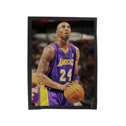 Kobe Bryant Black Mamba 1 Velveteen Blanket
