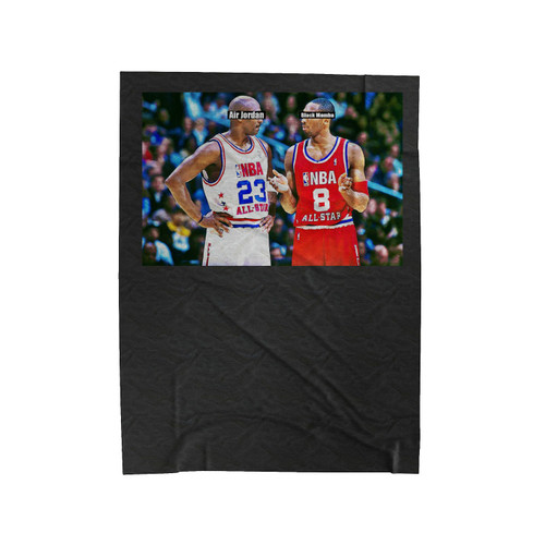 Kobe Bryant Black Mamba Nickname Velveteen Blanket