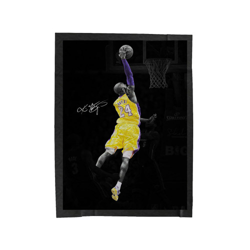 Kobe Bryant Dunk 3 Velveteen Blanket