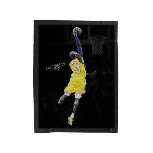 Kobe Bryant Dunk 4 Velveteen Blanket