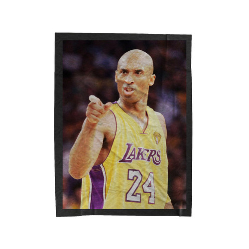 Kobe Bryant Giant Of Basketball Velveteen Blanket