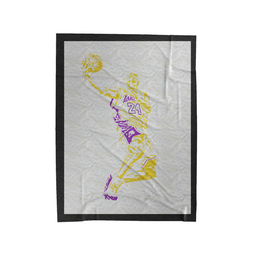 Kobe Bryant Los Angeles Lakers Art Velveteen Blanket