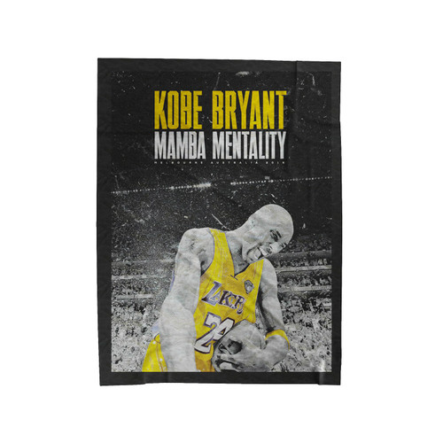 Kobe Bryant Mamba Mentality 1 Velveteen Blanket