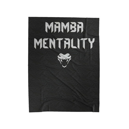 Kobe Bryant Mamba Mentality 3 Velveteen Blanket