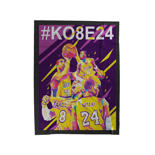 Kobe Bryant Mamba Out Cartoon Velveteen Blanket