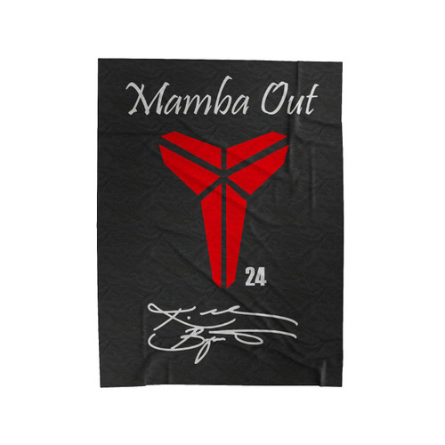 Kobe Bryant Mamba Out With Signature Velveteen Blanket