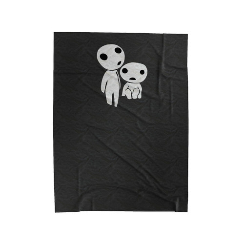 Kodama Couple Japanese Velveteen Blanket