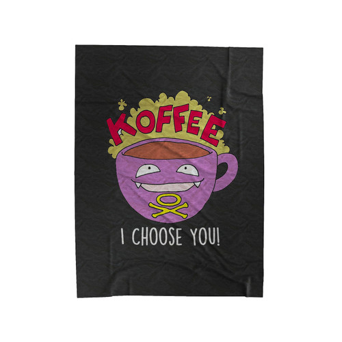 Koffee I Choose You Velveteen Blanket