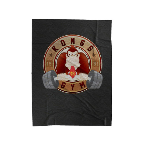 Kongs Gym Logo Velveteen Blanket