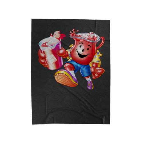 Kool Aid Man Velveteen Blanket