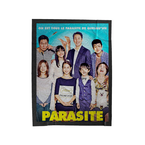 Korean Parasite Movie 1 Velveteen Blanket