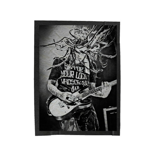 Korn Brian Welch Velveteen Blanket