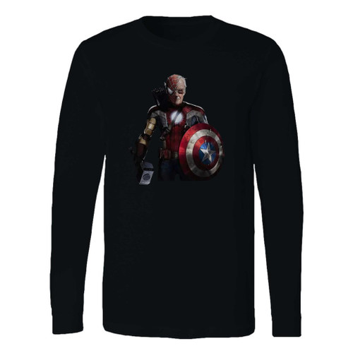 This classic fit stan lee marvel superheroes long sleeve shirt is casually elegant and very comfortable. With fine quality print to make one stand out, it's a perfect fit for every occasion.