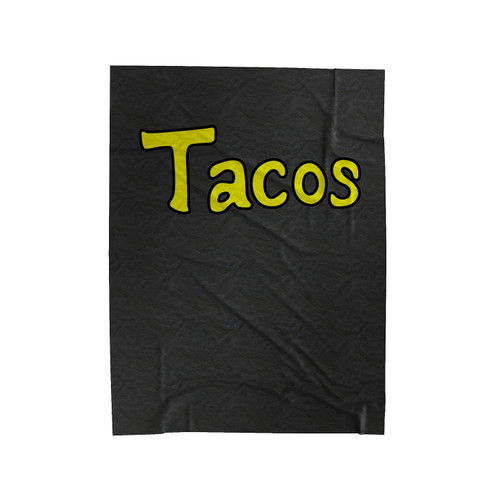 Krilin Tacos Velveteen Blanket