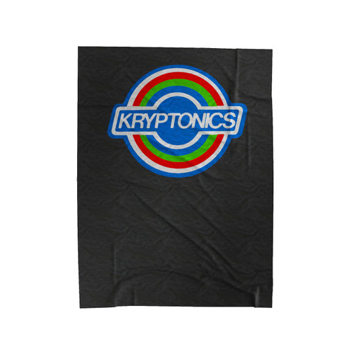 Kryptonics Skateboard Symbol Velveteen Blanket