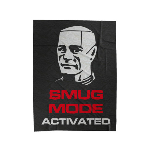 Kryten Smug Mode Activated Red Dwarf Velveteen Blanket