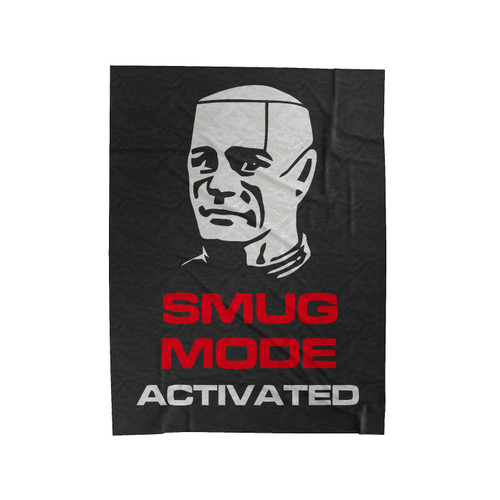 Kryten Smug Mode Activated Red Dwarf 1 Velveteen Blanket