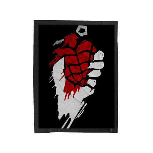 Ksenia Green Day Velveteen Blanket