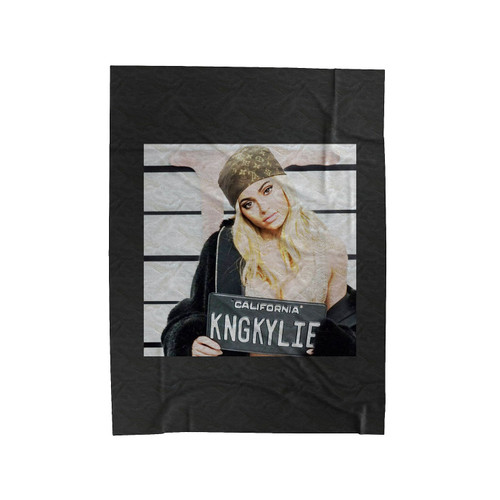 Kylie Jenner Mugshot Velveteen Blanket