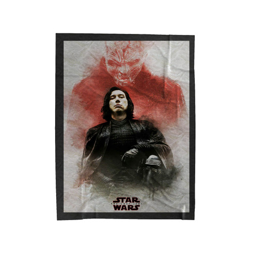 Kylo Ren & Snoke Star Wars Velveteen Blanket