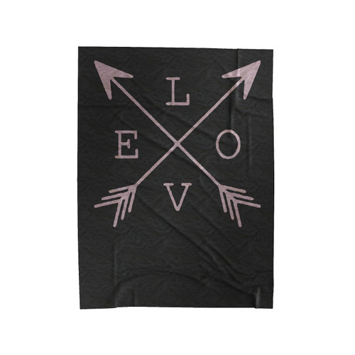 L O V E Velveteen Blanket