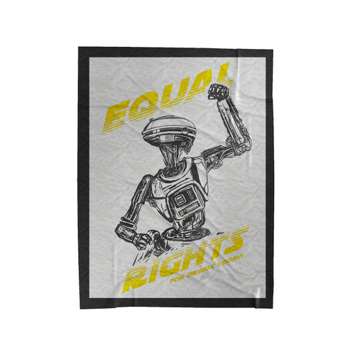L3-37 Equal Rights Solo Movie Velveteen Blanket