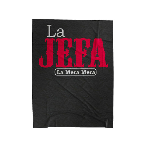 La Jefa The Boss Mexican Style Velveteen Blanket