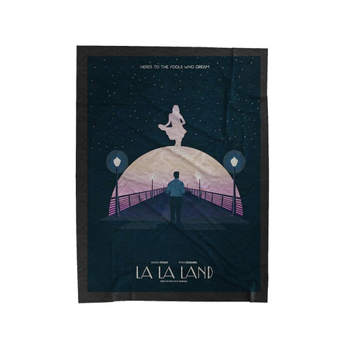 La La Land Here's To The Fools Who Dream Velveteen Blanket