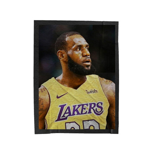 La Lakers Lebron James Velveteen Blanket
