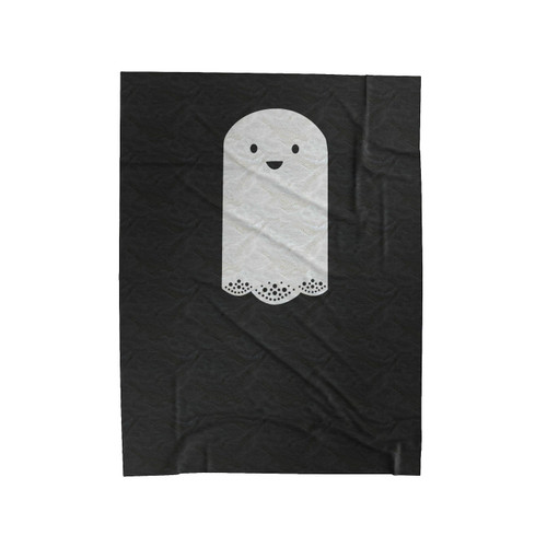 Lacy Ghost Halloween Fall Ghost Velveteen Blanket