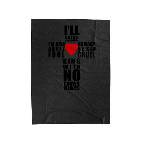 Lady Gaga Judas Velveteen Blanket
