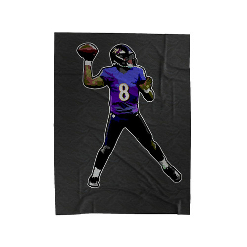 Lamar Jackson Velveteen Blanket
