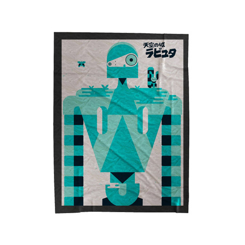 Laputa Castle In The Sky Velveteen Blanket