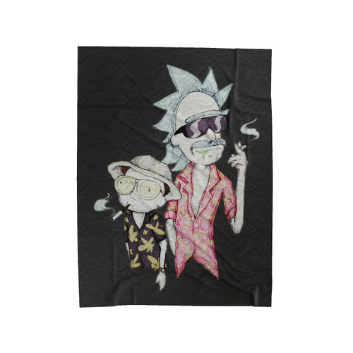 Las Vegas Rick & Morty Velveteen Blanket