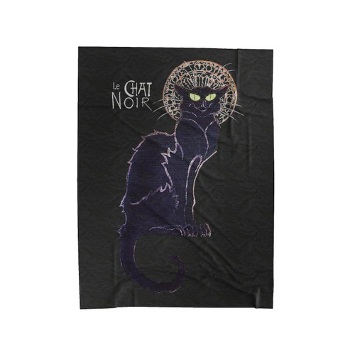 Le Chat Noir Velveteen Blanket
