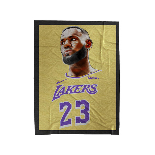 Lebron James 3 Velveteen Blanket