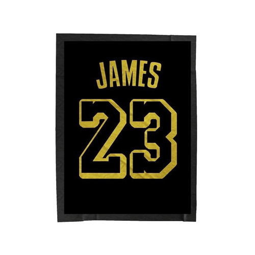Lebron James 33 3 Velveteen Blanket